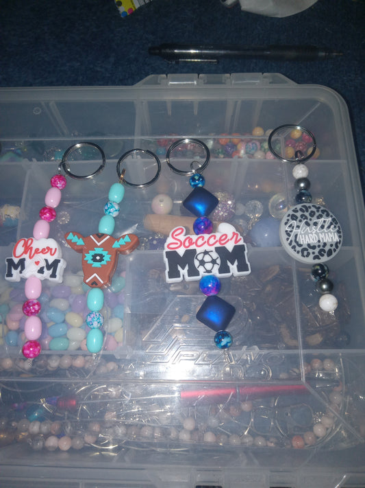 Beaded keychains