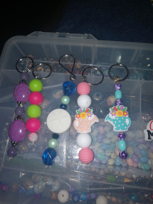 Beaded keychains