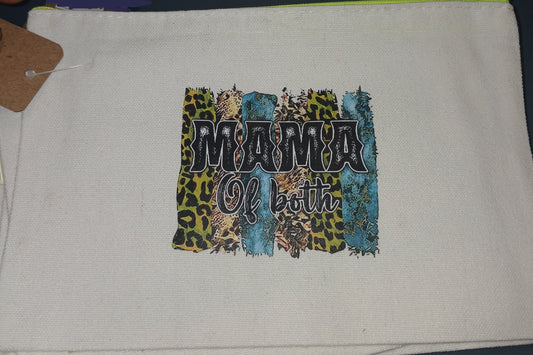 Mama Printed Zipper Pouches